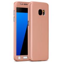 Твърд гръб Magic Skin 360° FULL за Samsung Galaxy S6 Edge G925 - Rose Gold