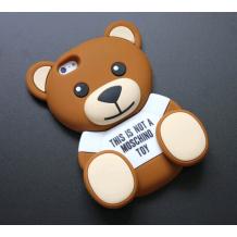 Силиконов калъф / гръб / TPU 3D Moschino Series за Huawei Ascend P8 - Teddy Bear / кафяв