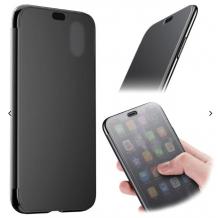 Луксозен силиконов калъф Baseus Touchable Flip Case за Apple iPhone XR - черен