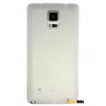 Ултра тънък силиконов калъф / гръб / TPU Ultra Thin i-Zore за Samsung Galaxy Note 4 N910 / Samsung Note 4 - бял / прозрачен
