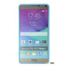 Ултра тънък силиконов калъф / гръб / TPU Ultra Thin i-Zore за Samsung Galaxy Note 4 N910 / Samsung Note 4 - син