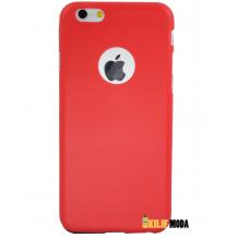 Ултра тънък силиконов калъф / гръб / TPU Ultra Thin i-Zore за Apple iPhone 5 / iPhone 5S - червен