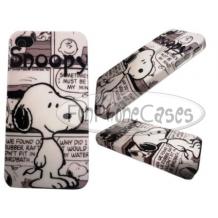 Заден предпазен твърд гръб за Apple iPhone 4 / 4S - Snoopy