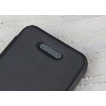 Луксозен кожен калъф Flip тефтер Mercury Techno за Apple iPhone 4 / 4S - черен
