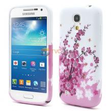 Силиконов калъф / гръб / TPU за Samsung Galaxy S4 mini I9195 / S IV SIV Mini I9190 I9192 - Peach blossom