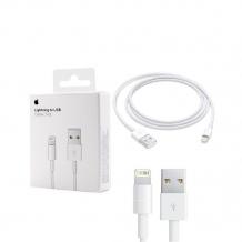 Оригинален кабел за зареждане и пренос на данни за Apple / Lightning to USB 1m - бял