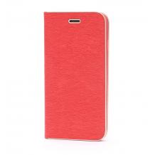 Луксозен кожен калъф Flip тефтер Vennus за Huawei P20 - червен
