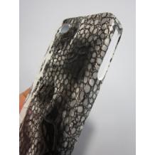 Заден предпазен твърд гръб Snake за Apple iPhone 4, 4S - черно с бяло