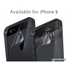 Screen Protector / скрийн протектор / за Apple iPhone 5 / iPhone 5S / iPhone SE - лице гръб