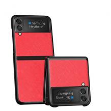 Луксозен твърд гръб за Samsung Galaxy Z Flip3 5G - червен