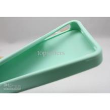 Силиконов калъф / гръб / TPU за Apple iPhone 4 / 4S - happymori / зелен
