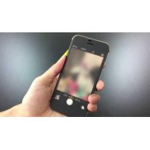 Луксозен кожен калъф тефтер ROCK DR.V Series за Apple iPhone 6 Plus 5.5'' - черен