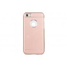 Луксозен твърд гръб TOTU DESIGN Jaeger Series+Hardshell за Apple iPhone 5 / iPhone 5S / iPhone SE - Rose Gold