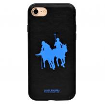 Луксозен твърд гръб със силиконова кант за Apple iPhone 7 / iPhone 8 - Santa Barbara Polo Club / черен