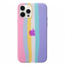 Силиконов калъф / гръб / TPU за Apple iPhone 11 6.1'' - Rainbow