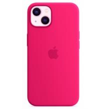 Оригинален гръб Silicone Case за Apple iPhone 13 6.1'' - цикламен