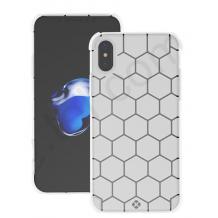 Луксозен силиконов калъф / гръб / TPU TOTU Design Nest Series за Apple iPhone X - бял