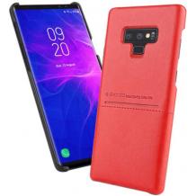 Луксозен твърд гръб G-CASE Card Cool за Samsung Galaxy Note 9 - червен