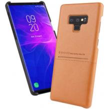 Луксозен твърд гръб G-CASE Card Cool за Samsung Galaxy Note 9 - кафяв