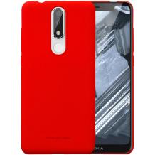 Силиконов калъф / гръб / TPU MOLAN CANO Jelly Case за Nokia 7.1 - червен / мат