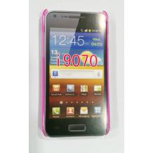 Ултра тънък заден предпазен капак за Samsung i9070 Galaxy S Advance - прозрачен розов