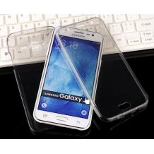 Силиконов калъф / гръб / TPU за Samsung Galaxy Samsung Galaxy A5 A500F - сив прозрачен / 2 части / лице и гръб