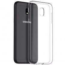 Луксозен твърд гръб за Samsung Galaxy J3 2017 J330 - прозрачен