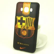 Луксозен твърд гръб за Samsung Galaxy J5 2016 J510 - цветен / FC Barcelona