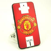 Луксозен твърд гръб за Samsung Galaxy J5 2016 J510 - червен / Manchester United