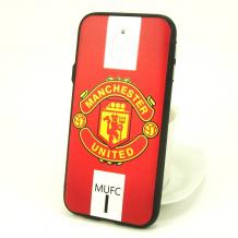 Луксозен твърд гръб за Samsung Galaxy J7 2017 J730 - червен / Manchester United