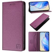 Кожен калъф Flip тефтер Magnetic Book Pro със стойка за Samsung Galaxy A17 - лилав