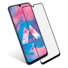 3D full cover Tempered glass screen protector Samsung Galaxy A70 / Извит стъклен скрийн протектор Samsung Galaxy A70 - черен