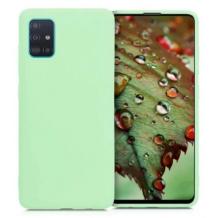 Луксозен силиконов калъф / гръб / Nano TPU за Samsung Galaxy A31 - зелен