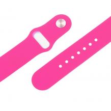 Силиконова каишка за Apple Watch 38 / 40мм - розова