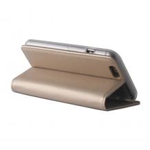 Кожен калъф Flip тефтер Magnet Book със стойка за Samsung Galaxy A26 5G - златист