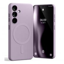 Силиконов калъф / гръб / Mercury Semi-Silicon Magsafe Samsung Galaxy S26 - лилав кейс със защита за камерата