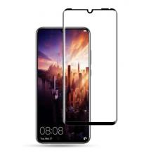 3D full cover Tempered glass screen protector Huawei P30 Pro / Извит стъклен скрийн протектор Huawei P30 Pro - черен