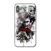 Луксозен стъклен твърд гръб за Huawei P30 Pro - бял / Joker