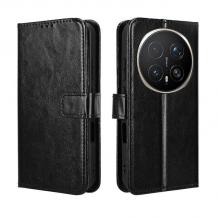 Луксозен кожен калъф Magnet Book със стойка за Honor Magic 8 Pro / Magic8 Pro - черен