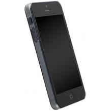 Заден предпазен твърд гръб Krusell за Apple iPhone 5 - черен с кожа