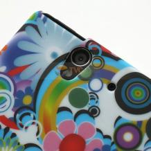 Силиконов калъф / гръб / TPU за Sony Xperia Z L36h - Colorful Pattern / Цветен