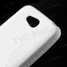 Силиконов калъф / гръб / TPU S-Line за LG L90 D405 - бял