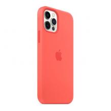 Оригинален гръб Silicone Cover за Apple iPhone 12 /12 Pro 6.1'' - корал