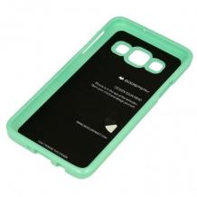 Луксозен силиконов гръб / калъф / TPU Mercury JELLY CASE Goospery за Samsung Galaxy A3 / Samsung A3 - светло зеленЛуксозен силиконов гръб / калъф / TPU Mercury JELLY CASE Goospery за Samsung Galaxy A3 / Samsung A3 - светло зелен