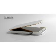 Луксозен кожен калъф Flip тефтер за Samsung I9300 Galaxy S3  SIII - HOCO Бял