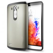 Луксозен твърд гръб Vennus Case за LG G3 D850 - светло сив