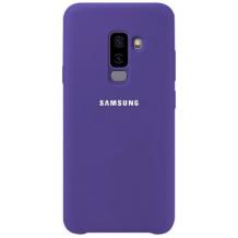 Оригинален гръб Silicone Cover за Samsung Galaxy A6 Plus 2018 - лилав