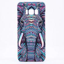 Силиконов калъф / гръб / TPU за Samsung Galaxy S8 Plus G955 - слон / многоцветен