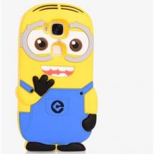 Силиконов калъф / гръб / TPU 3D за Huawei Ascend G8 / Huawei G8 - Minions Despicable me / Миньони Аз проклетникът