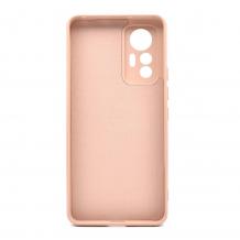 Силиконов твърд гръб TPU кейс / Case Magnetic Finger Ring Car Holder / за Xiaomi 12T - светло розов